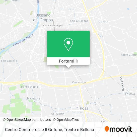 Mappa Centro Commerciale Il Grifone