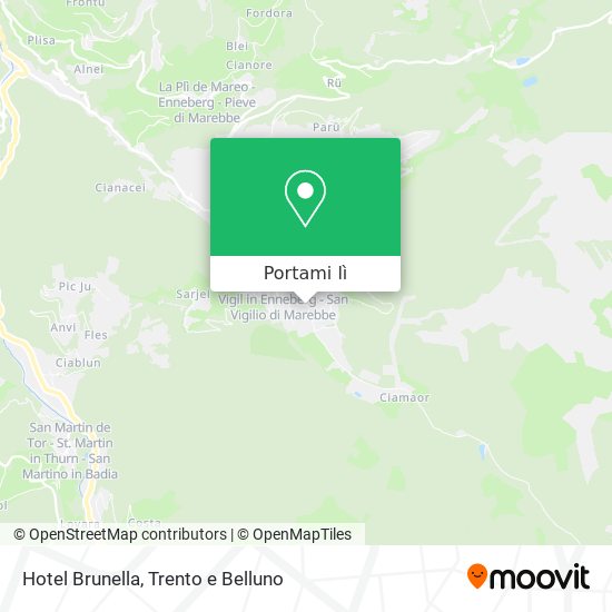 Mappa Hotel Brunella