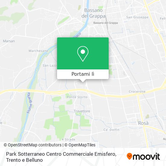 Mappa Park Sotterraneo Centro Commerciale Emisfero