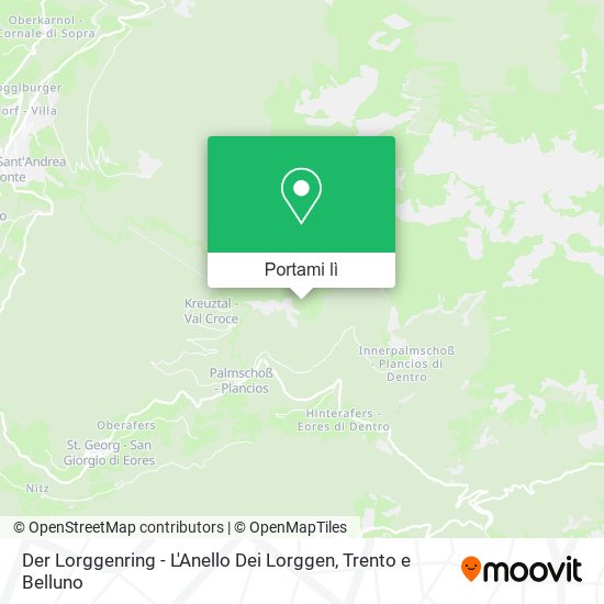 Mappa Der Lorggenring - L'Anello Dei Lorggen
