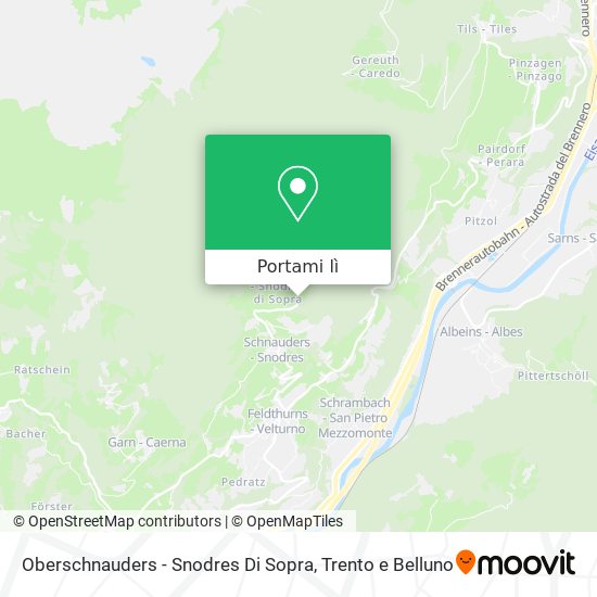Mappa Oberschnauders - Snodres Di Sopra