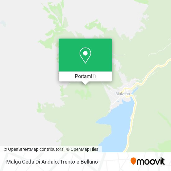 Mappa Malga Ceda Di Andalo