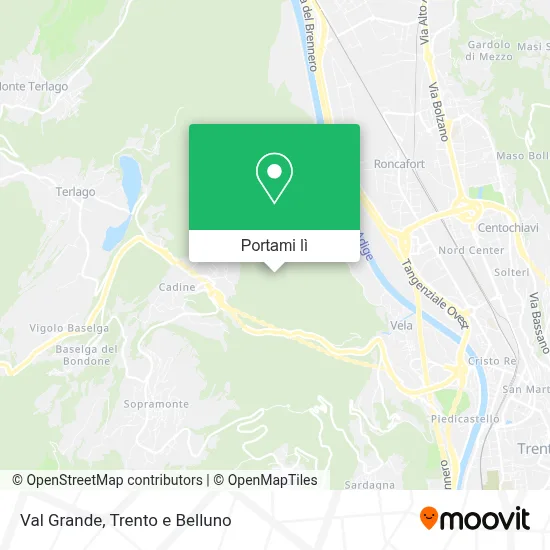 Mappa Val Grande