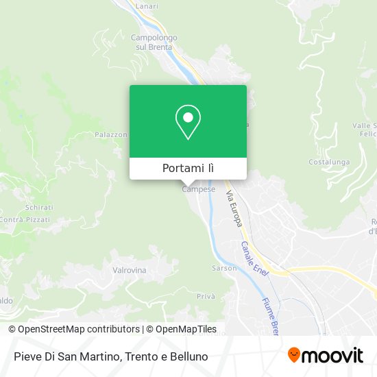 Mappa Pieve Di San Martino