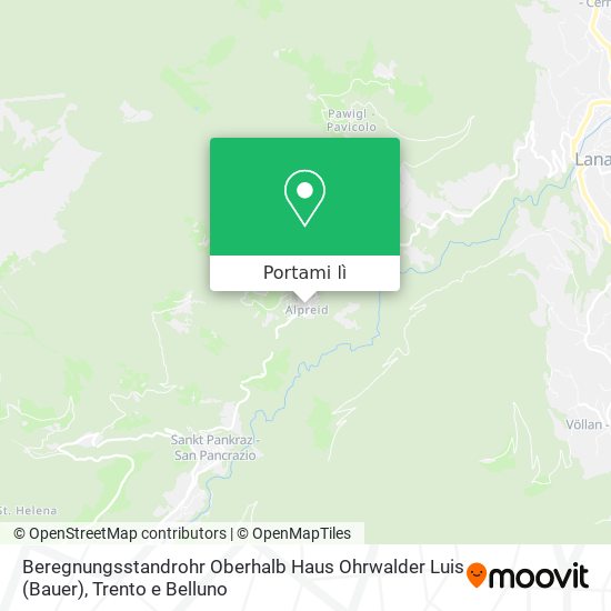 Mappa Beregnungsstandrohr Oberhalb Haus Ohrwalder Luis  (Bauer)