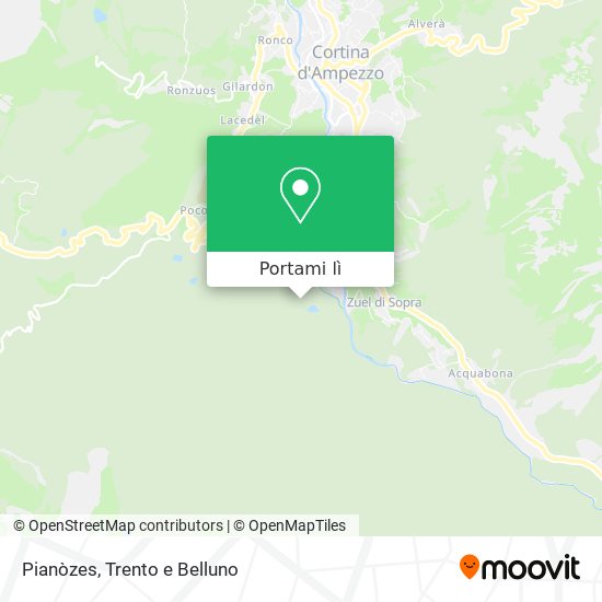 Mappa Pianòzes