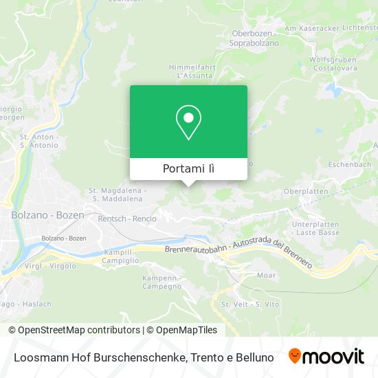 Mappa Loosmann Hof Burschenschenke