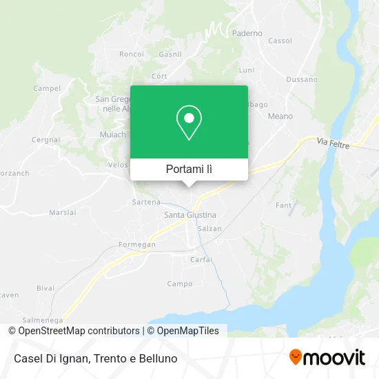Mappa Casel Di Ignan