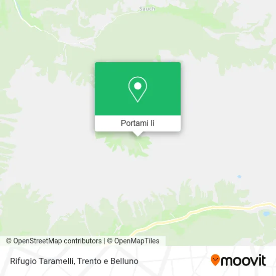 Mappa Rifugio Taramelli