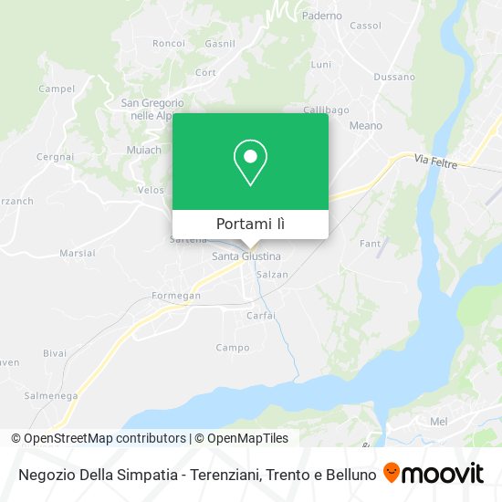 Mappa Negozio Della Simpatia - Terenziani