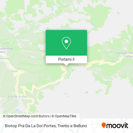 Mappa Biotop Pra Da La Doi Portes