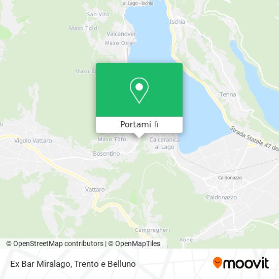 Mappa Ex Bar Miralago