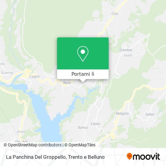Mappa La Panchina Del Groppello