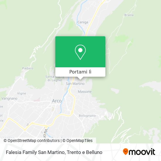 Mappa Falesia Family San Martino