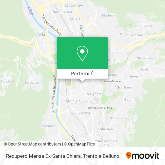 Mappa Recupero Mensa Ex-Santa Chiara