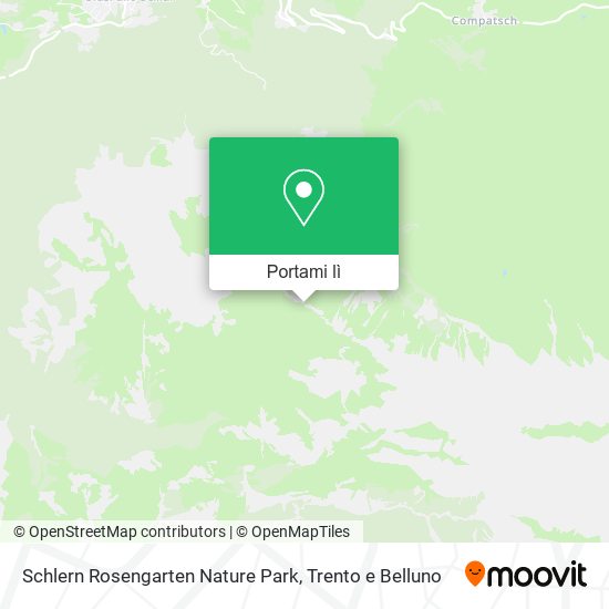 Mappa Schlern Rosengarten Nature Park