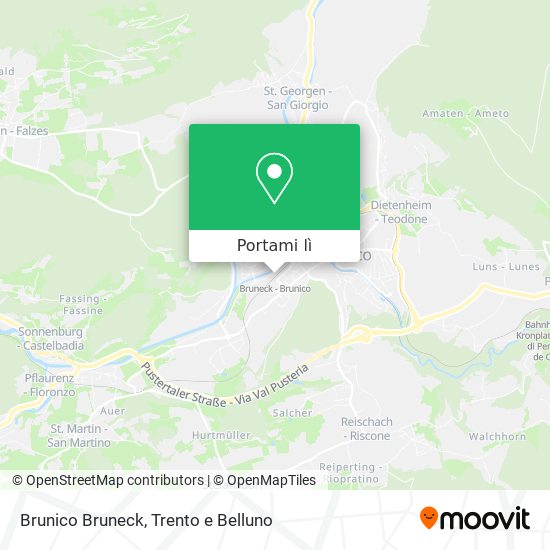 Mappa Brunico Bruneck