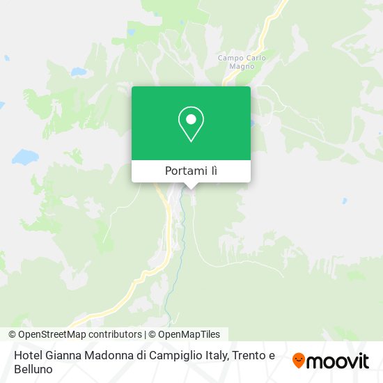 Mappa Hotel Gianna Madonna di Campiglio Italy