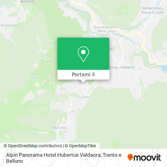 Mappa Alpin Panorama Hotel Hubertus Valdaora