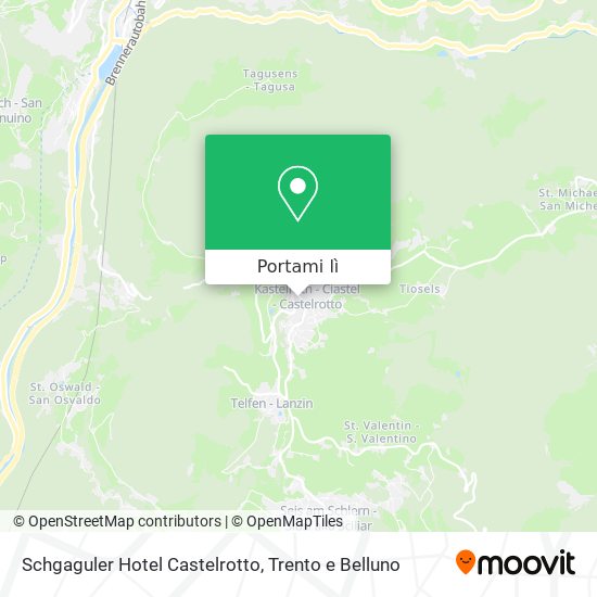 Mappa Schgaguler Hotel Castelrotto