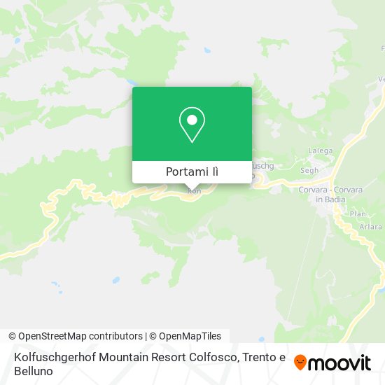 Mappa Kolfuschgerhof Mountain Resort Colfosco