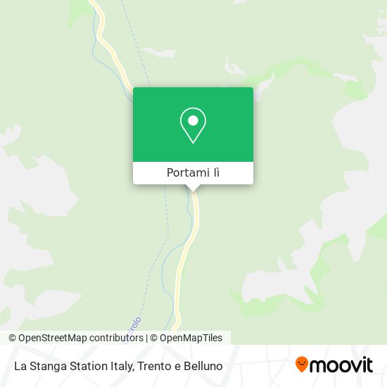 Mappa La Stanga Station Italy