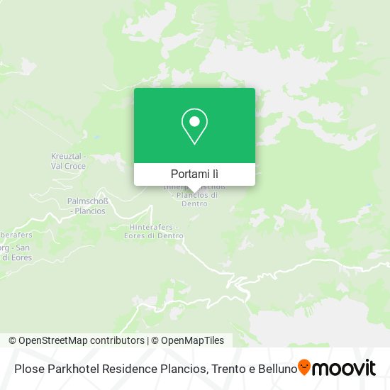 Mappa Plose Parkhotel Residence Plancios