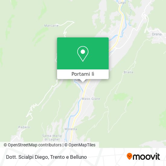 Mappa Dott. Scialpi Diego