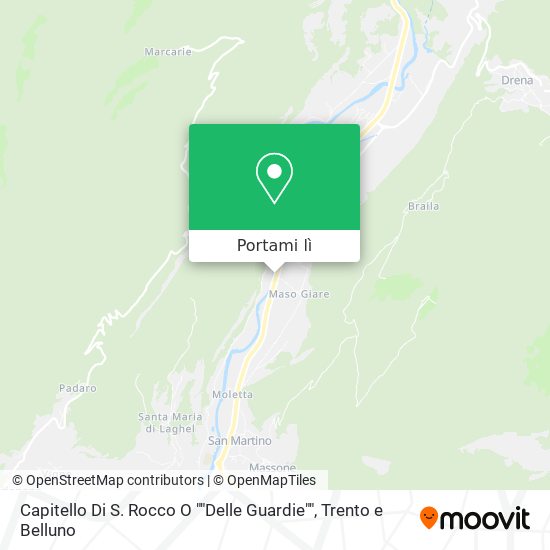 Mappa Capitello Di S. Rocco O ""Delle Guardie""