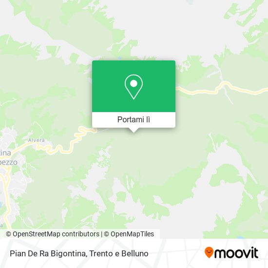 Mappa Pian De Ra Bigontina