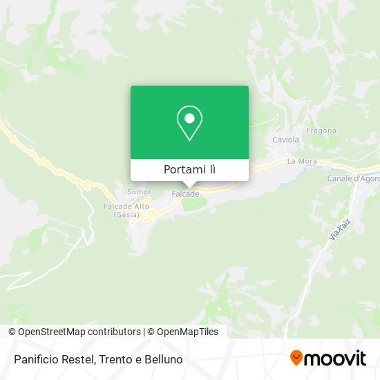 Mappa Panificio Restel