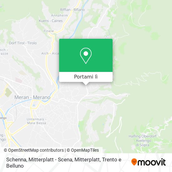 Mappa Schenna, Mitterplatt - Scena, Mitterplatt