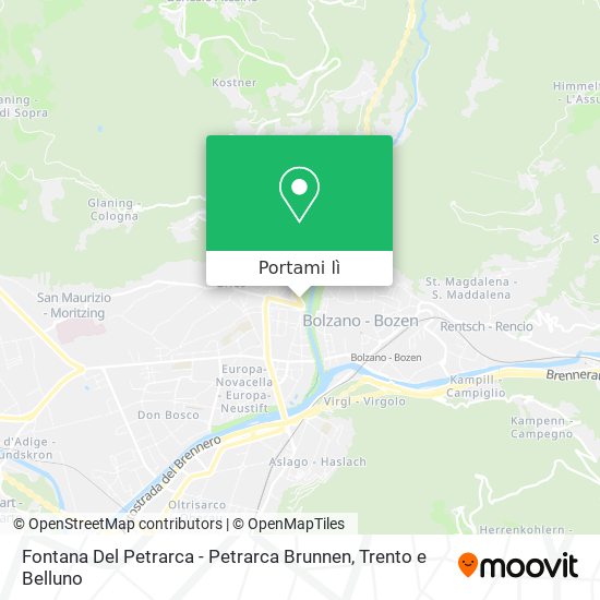 Mappa Fontana Del Petrarca - Petrarca Brunnen