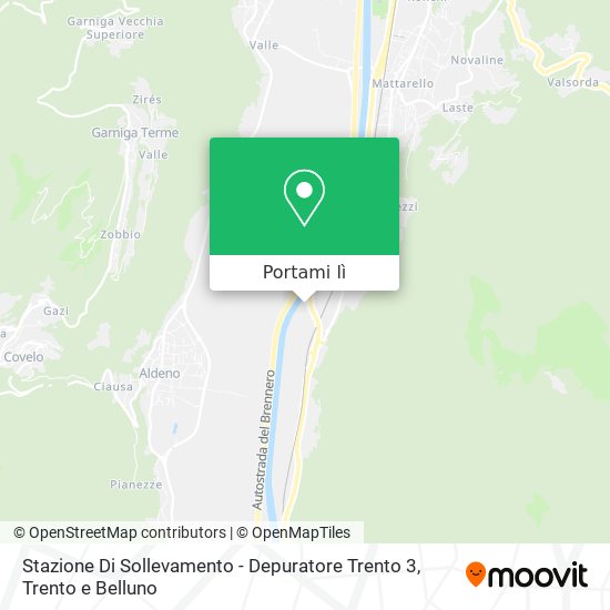 Mappa Stazione Di Sollevamento - Depuratore Trento 3