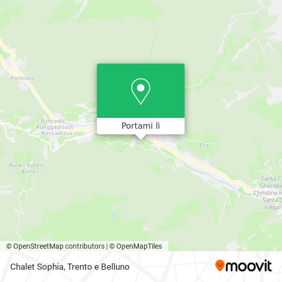 Mappa Chalet Sophia