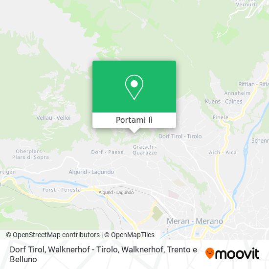 Mappa Dorf Tirol, Walknerhof - Tirolo, Walknerhof