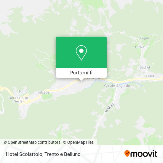 Mappa Hotel Scoiattolo