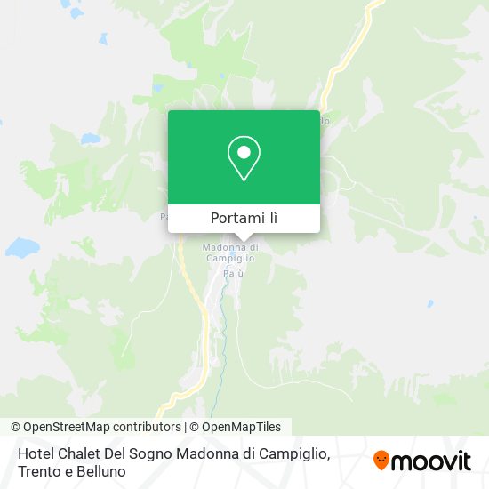 Mappa Hotel Chalet Del Sogno Madonna di Campiglio