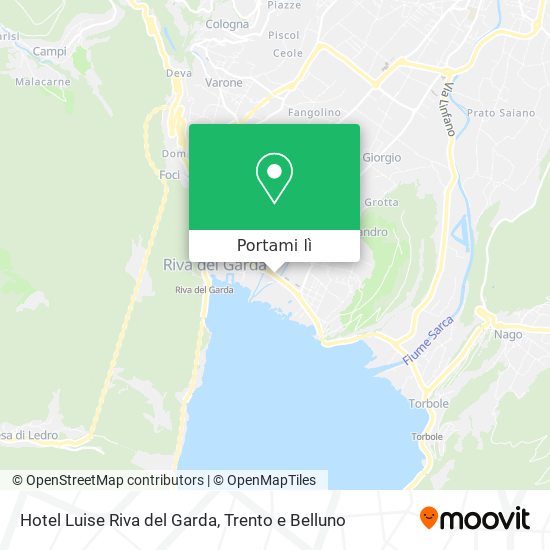 Mappa Hotel Luise Riva del Garda