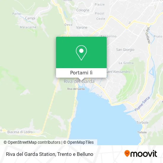 Mappa Riva del Garda Station