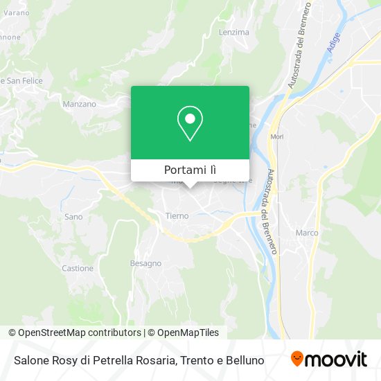 Mappa Salone Rosy di Petrella Rosaria
