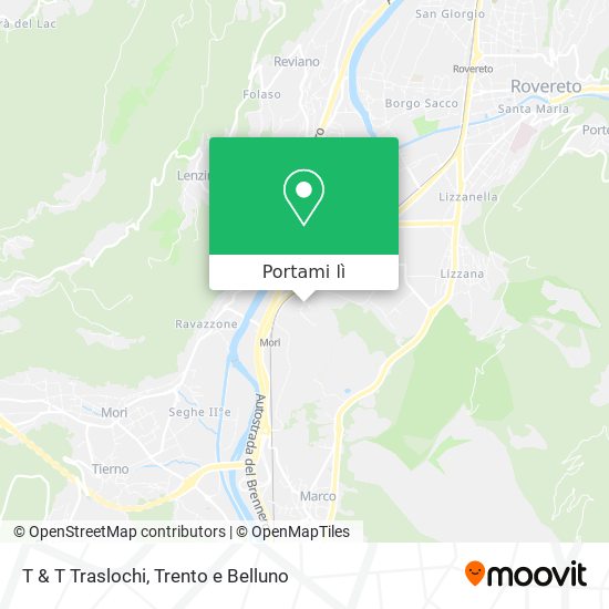 Mappa T & T Traslochi