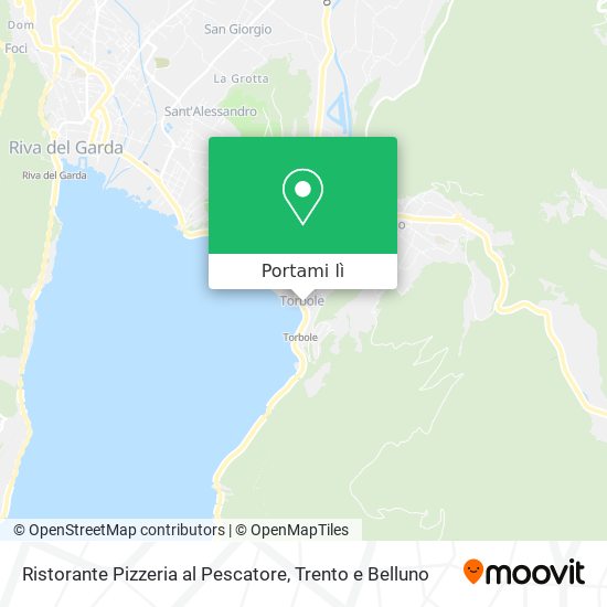 Mappa Ristorante Pizzeria al Pescatore