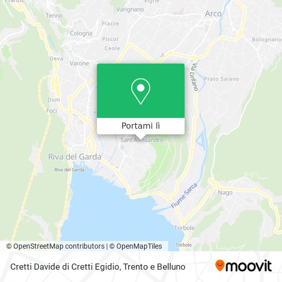 Mappa Cretti Davide di Cretti Egidio