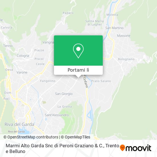 Mappa Marmi Alto Garda Snc di Peroni Graziano & C.