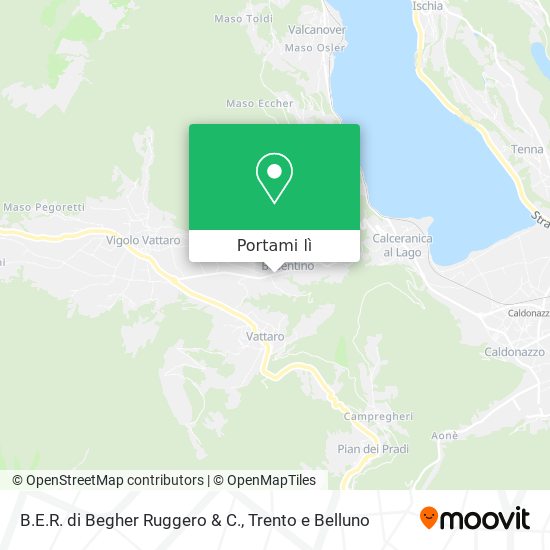 Mappa B.E.R. di Begher Ruggero & C.