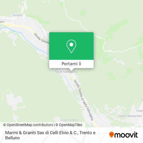 Mappa Marmi & Graniti Sas di Celli Elvio & C.