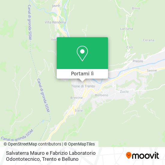 Mappa Salvaterra Mauro e Fabrizio Laboratorio Odontotecnico