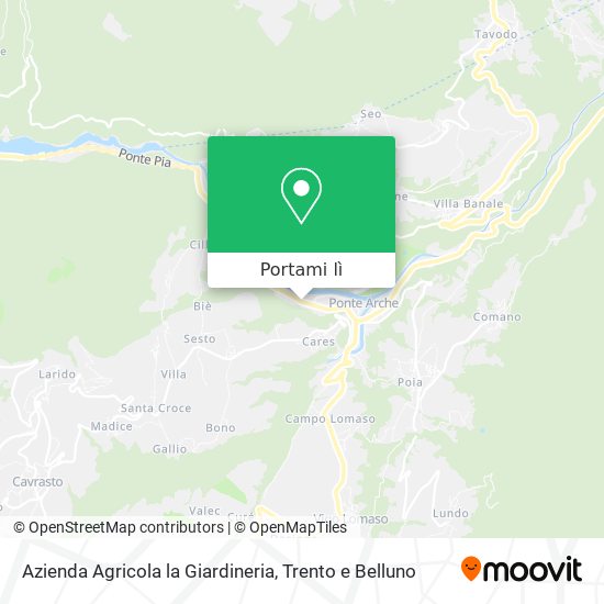 Mappa Azienda Agricola la Giardineria