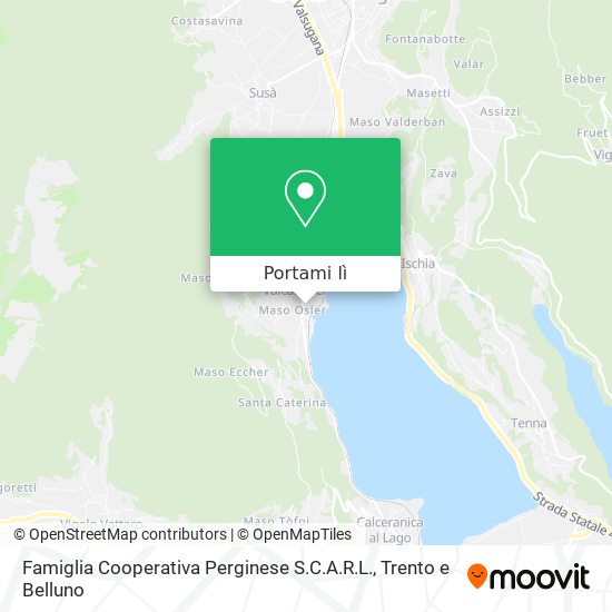 Mappa Famiglia Cooperativa Perginese S.C.A.R.L.